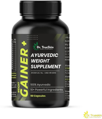 Dr.TrueSkin Weight Gainer+ Capsules Herbal Strength Fuel(90 Capsules)