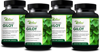 Riffway Giloy Health Formulation : Giloy Capsule For Improves Immunity(Pack of 4, 120 Capsules)