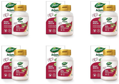 Dabur Arjuna 60 Tablets(Pack of 6, 360 Tablets)