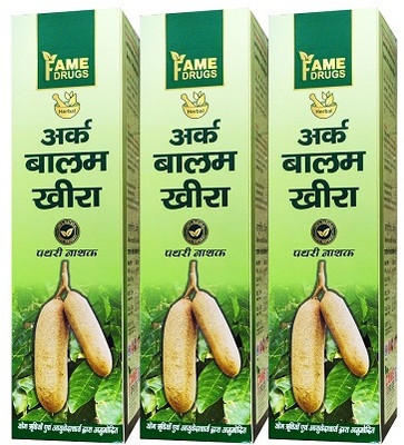 Fame Arq Balamkhira 500 ML Pack of 3 Helps in Breaks kidney & bladder stone pieces(Pack of 3, 500 ml)