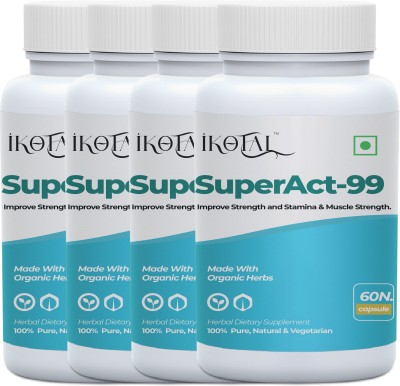 IKOTAL Super Act Organic Power Medicine For Men / Good For Health / Stress Reliefe(Pack of 4)