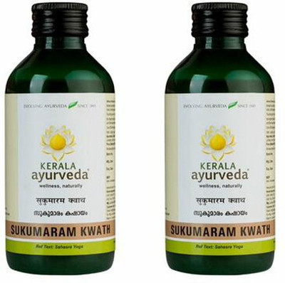 Kerala Ayurveda Sukumaram Kwath 400 MI|For Prolonged and Heavy Periods(Pack of 2, 400 ml)