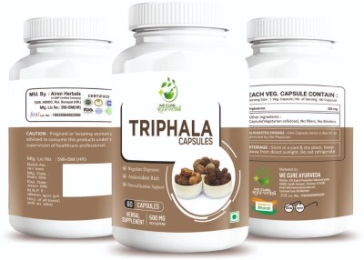 wecureayurveda Triphala supports healthy digestion & absorption natural energy boost 60 capsule