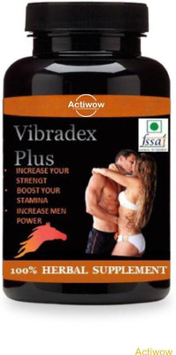 ACTIWOW Vibradex Plus Capsule Unlock Health with Herbal Strength I09(30 Capsules)