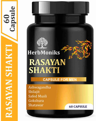 Herbmonik Rasayan Shakti Capsule For Men(60 Capsules)