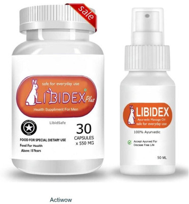 libidex Capsule & Oil Your Daily Herbal Boost F23(30 Capsules)