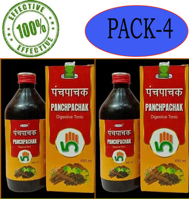 DR BISWAS Good health Panchpachak Syrup For Weakness Digestive Health(Pack of 4, 450 ml)