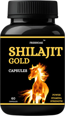 freshoak SHILAJIT GOLD CAPSULES - 60 CAPSULES, 500MG -(60 Capsules)