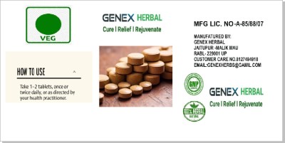 Genex Boswellia Serrata Extract Tablets Pack of 120 Tablets.(Pack of 120)