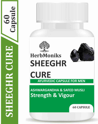 Herbmonik Sheeghr Cure For Strength And Vigour For Mens(60 Capsules)