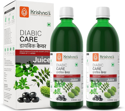Krishna's Herbal & Ayurveda Diabic Care Juice | Helps Manage(Pack of 2, 2000 ml)