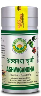 Basic Ayurveda Ashwagandha Churna(Pack of 3)