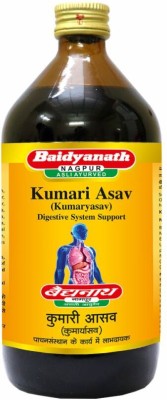Baidyanath Kumari Asav 450 Ml (Pack Of 2) Healthy Digestion(Pack of 2)