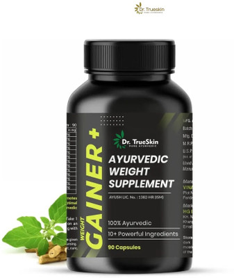 Dr.TrueSkin Weight Gainer+ Capsules with Herbal Strength Formula 90CAPS(90 Capsules)