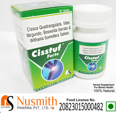 Nusmith Cissus Quadrangularis, Vitex Negundo, Boswellia Serrata, Withania Somnifera(30 Tablets)