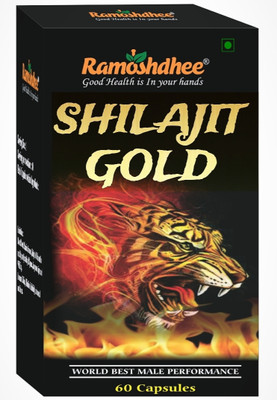 Ramoshdhee Shilajit Gold 60 Capsule | Boosts Stamina In 2 Weeks|(60 Capsules)
