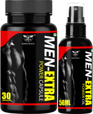 BHARAT HEALTH MEN-EXTRA POWER COMBO(30 Capsules, 50 ml)