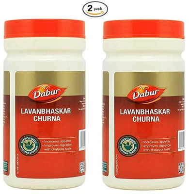 Dabur Lavan Bhaskar Churna 500g| Increases Appetite and Improves Digestion(Pack of 2, 1000 g)