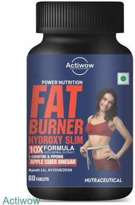 ACTIWOW Fat Burner Tablets with MCT Oil & Forskolin for Metabolism BoostY01(60 Tablets)