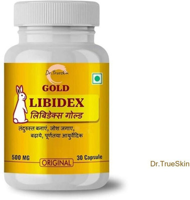 Dr.TrueSkin Libidex Gold Capsules Boost Stamina Daily Use Advanced(30 Capsules)