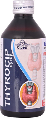 CIPZER Thyrocip Syrup 200 ML Useful In Treating Hypothyroid or Hyperthyroid Diseases(200 ml)