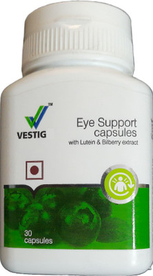 Vestig Eye Support Capsules with Lutein & Bilberry extract 30 Capsules(30 Capsules)