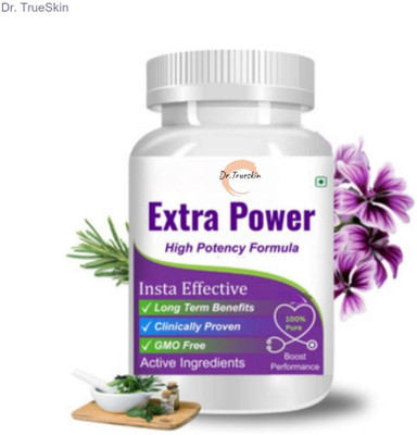 Dr.TrueSkin Extra Power Capsules With Potent Energy Extracts A01(30 Capsules)