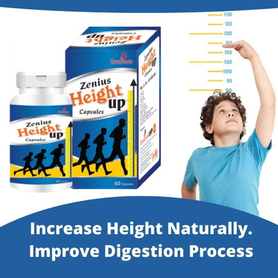 Zenius Height up Capsule for Great Height Increase Medicine(60 Capsules)