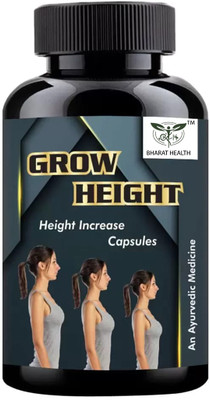 BHARAT HEALTH AYURVEDIC GR0W HEIGHT CAPSULES 60veg capsules pack of 1(60 Capsules)