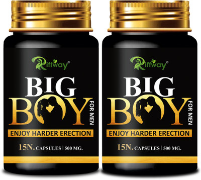 Riffway Big Boy Stamina Booster Capsule Stamina Capsule For Better Strength(2 x 15 Capsules)