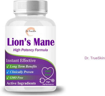 Dr.TrueSkin Lion's Mane Capsule Your Daily Herbal Boost(30 Capsules)
