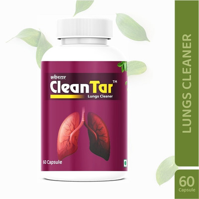 Suraj Herbals CleanTar Lungs Cleaner Capsule(Pack of 3, 120 Capsules)
