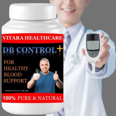 Vitara Healthcare DB CONTROL PLUS Capsule Diabetes Natural Support Men & Women(30 Capsules)