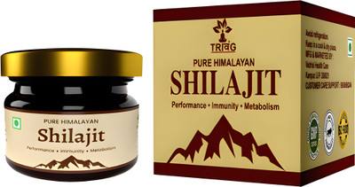 Trivang Himalayan Shilajit Resin|Rich in Fulvic Acid|For Immunity, Strength and Power|(30 g)