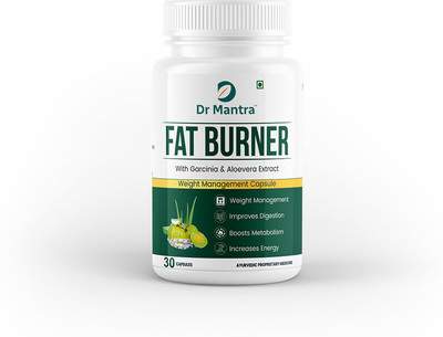 DrMantra Fat Burner 30 Capsules for Weight Management Ayurvedic Weightloss Supplement(30 Capsules)