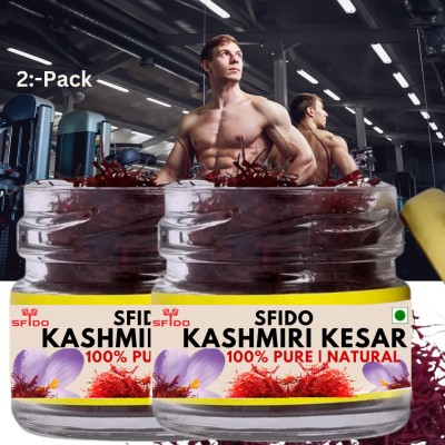 Secure Healthcare Sfido Kashmiri Kesar | kesar saffron | Stamina | Energy | Men(Pack of 2)