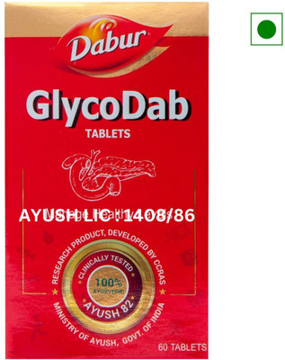 Dabur GlycoDab Tablets (60 tab) For Manage Healthy Levels(60 Tablets)