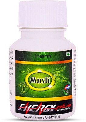 Hashmi Musli energy plus 20 capsule | natural support for energy, stamina and immunity(20 Capsules)
