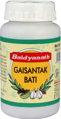 Baidyanath Gaisantak Bati, Reduces and neutralizes acid levels | Provide quick relief from common digestive problems like gas, hyperacidity, flatulence and bloating |(100 g)