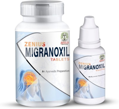 Zenius Migranoxil Tablets And Drops Migraine Relief Medicine: For Headache and Pain