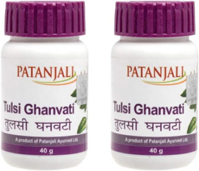 PATANJALI TULSI GHAN VATI(Pack of 2) with N95 mask with Filter(1)(Pack of 2, 40)