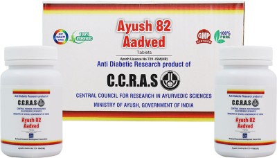 Aadved Ayush 82 Controls Blood Sugar Level | Approved by Ministry of AYUSH(Pack of 2)