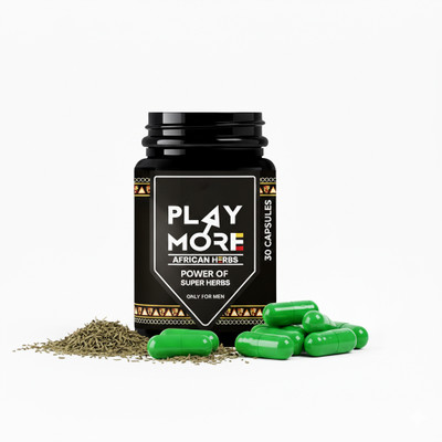 JANJIVA AYURVEDA PLAY MORE Herbal Stamina Ayurvedic Energy Booster for Men(30 Capsules)