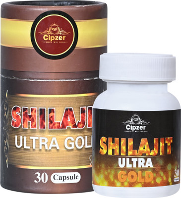 CIPZER Shilajit Ultra Gold 30 capsules-Eliminate Weakness And Enhance Performance-500mg(30 Capsules)