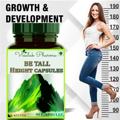 visalak pharma Be Tall Effective Capsule For Body Growth Maximizer,Grow Tall Naturally(30 Capsules)