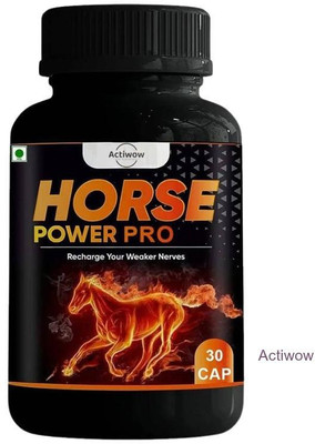 ACTIWOW Horse Power Pro Capsule With potent stamina boosters A01(30 Capsules)