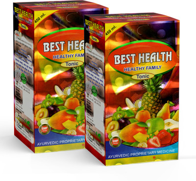 BAYWAY AYURVEDA Best health Syrup | Boosts Immunity| Powerhouse of Vitamins & Minerals(Pack of 2, 450 ml, 450 ml)