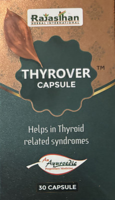 RAJASTHAN HERBALS Thyrover 30 capsules Helps in Related syndroms(30 Capsules)