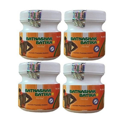 Batnashak Batika ayurvedic body, joint, muscles pain killer(Pack of 4, 360 Tablets)