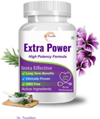 Dr.TrueSkin Extra Power Capsules With Natural Energy Boosting Formula(30 Capsules)